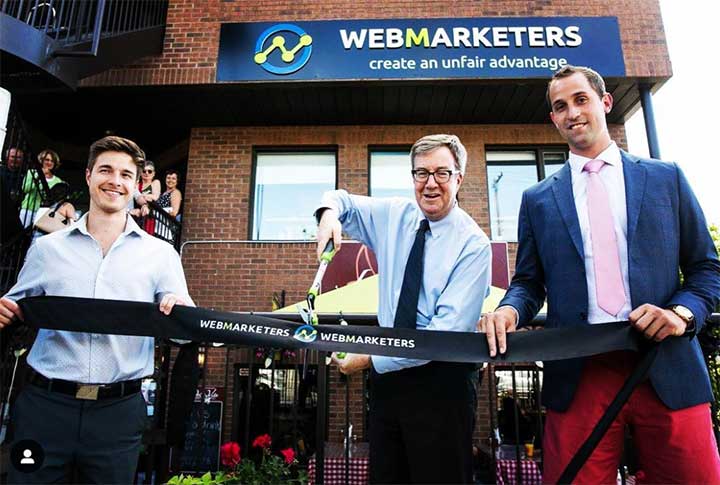 Otwarcie WebMarketers z Burmistrzem